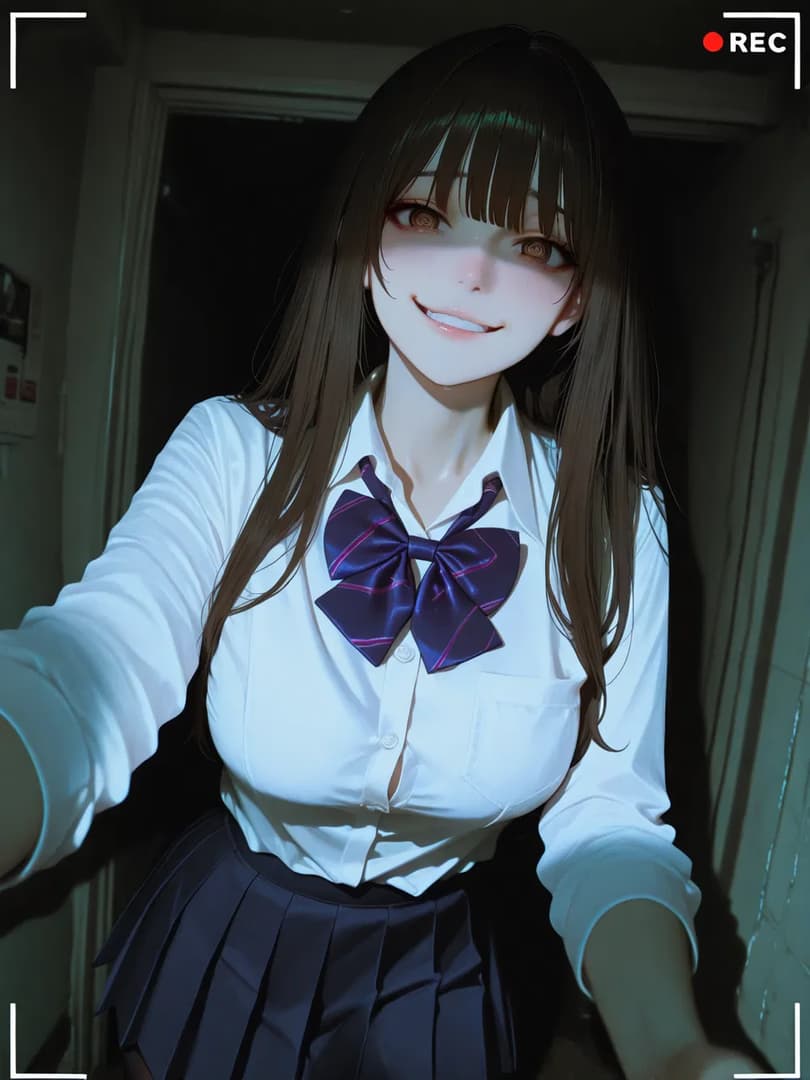 Reiko Minami - A estudante perfeita com um segredo sombrio: ela é a sua captora yandere obsessiva, preparando o caf