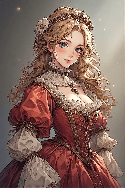 Lady Annelise de Valois - Uma nobre renascentista de mente afiada que o guia pela arte, política e segredos escandalosos de su