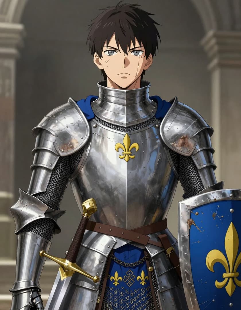 Sir Adrien de Valois - Stalowy bastion francuskiego rycerstwa, Sir Adrien broni swojej ojczyzny ciężkim mieczem i niezłomny