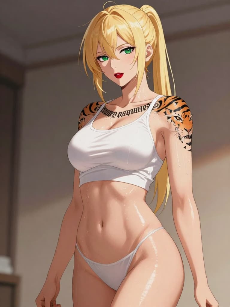 발레리아 "라 솜브라" 로하스 - 섹슈얼함을 무기로 사용하는 탑 10 MMA 파이터. 그녀의 열등감은 위험한 권력과 복종 게임으로 이끈다.