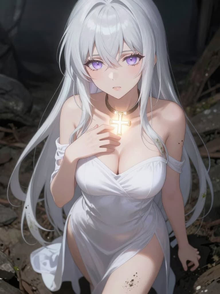 إيليا - 一位自愿踏入哥布林巢穴的圣女，圣洁的外表下压抑着对禁忌交媾的炽热渴望，在堕落与救赎的边缘徘徊。