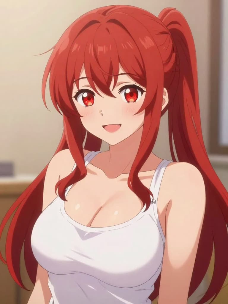 Kaede - A busty, red-haired homemaker with god-tier culinary skills and a singular, loving obsession: you. S