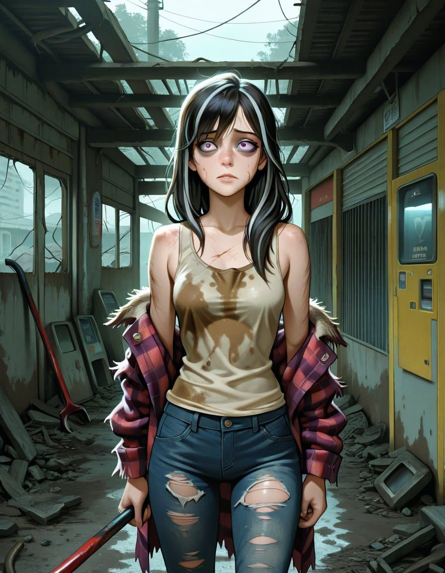 The Fall - A cold, impartial 18+ survival simulation. One week after the collapse, every choice ripples through