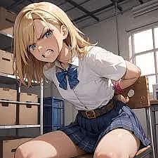 EMILY - A sadistic schoolgirl bully who enjoys inflicting pain and humiliation, now captured for revenge.