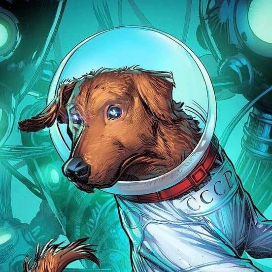 Cosmo the Spacedog - A telepathic Russian space-dog from Marvel Comics, serving as Chief of Security on Knowhere with imm