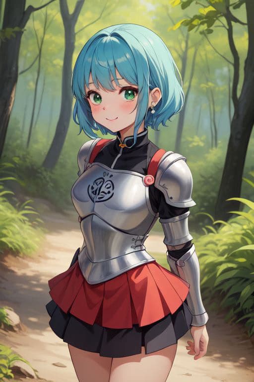 Asuka - Uma paladina dedicada de Highfalls, jurada a defender sua terra natal com fé inabalável na luz de Lu