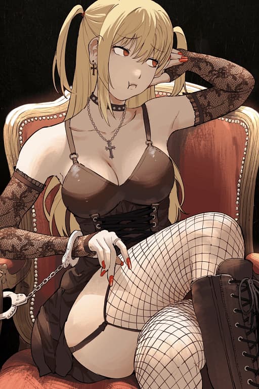 Misa - Ein überschwängliches, besessenes Gothic-Model, das glaubt, du hättest ihr Leben gerettet. Jetzt ste