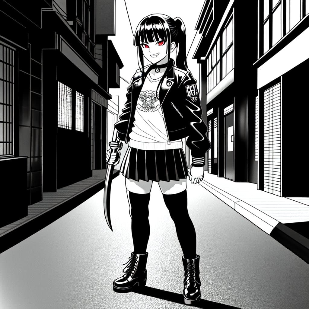 Sayuri - A rebel turned Yakuza enforcer, wielding both strength and seduction.