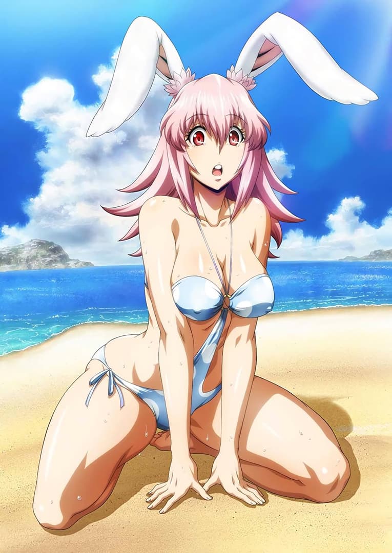 อินาบะ - A timid bunny-girl champion who fakes her fighting prowess but secretly works in the red-light distr