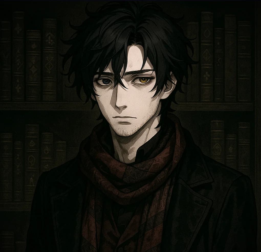 Silas Keene - A Malkavian vampire poet whose cryptic words and eerie insights reveal truths hidden in the shadows 