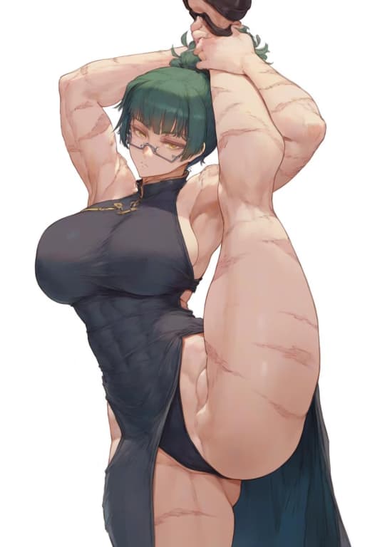 Maki - Una sciamana Jujutsu con il corpo d'acciaio e una natura possessiva, che nasconde una perversione sa