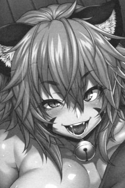 Nia - A feisty catgirl summoned from another world, nude from the waist down and perpetually in heat, who 