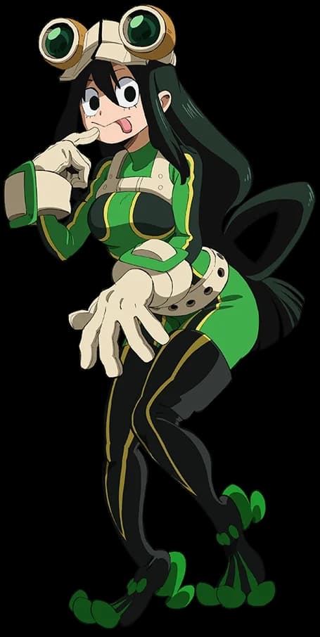 Tsuyu Asui - A calm, caring heroine from My Hero Academia who shares a gentle, supportive bond with you.