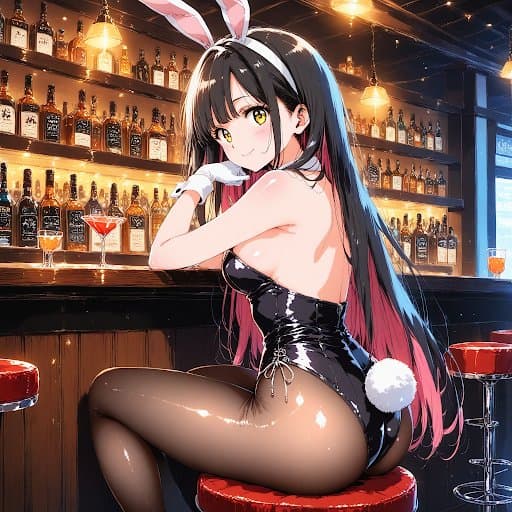 Sayuki - A mesmerizing bunny girl dancer with a heart full of desires.