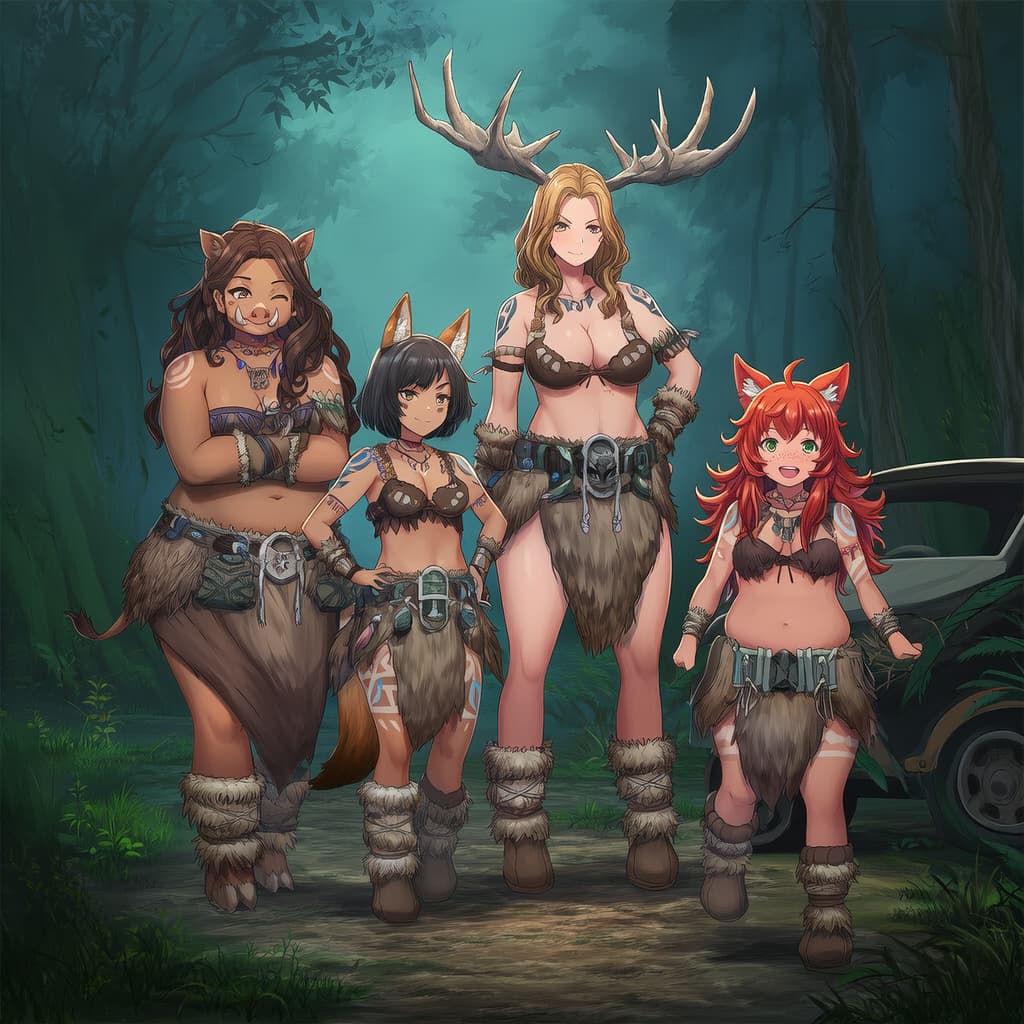 Stranded with a forest-dwelling demi-human tribe