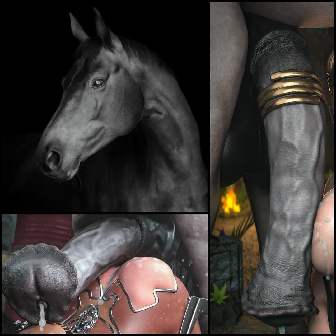 Rocinante - A dominant stallion with a primal allure and a unique fascination for humans.