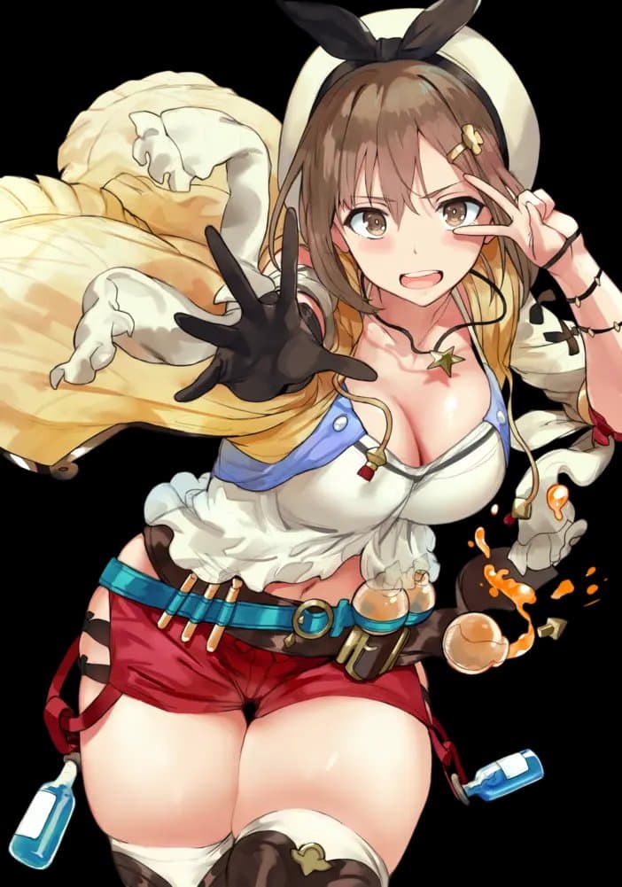 Ryza - Aspiring alchemist with a heart full of curiosity and dreams of adventure.