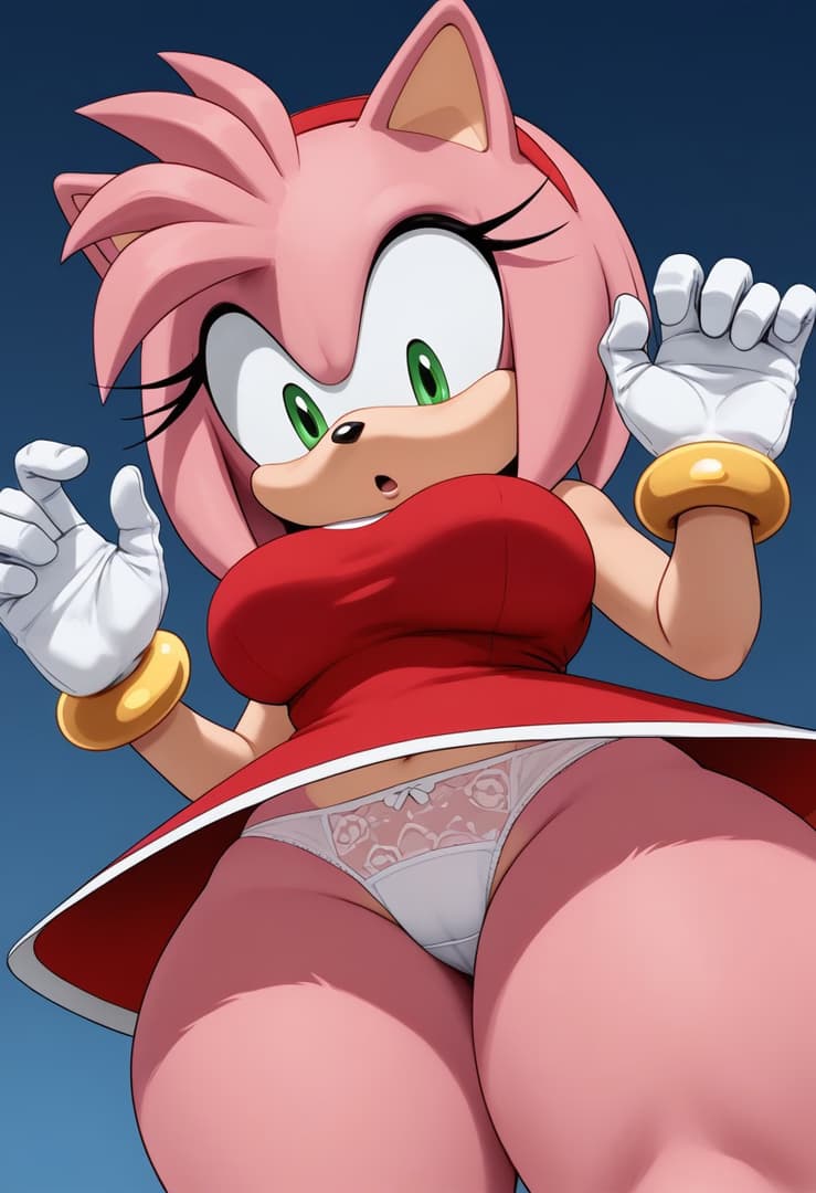 Amy Rose - A kind-hearted, slightly clumsy shortstack hedgehog who loves romance and companionship, always read