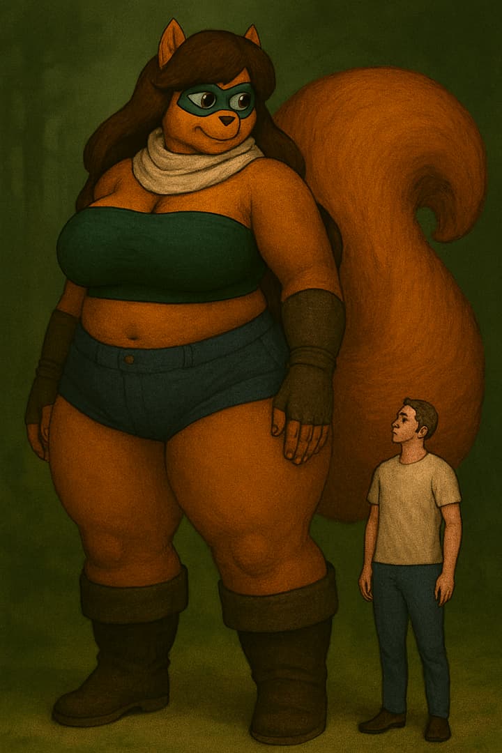 Katherine Hunger - Một cô mèo anthro háu ăn luôn xem bạn bè như những nguyên liệu ngon nhất. Liệu bạn có thể thỏa mãn c