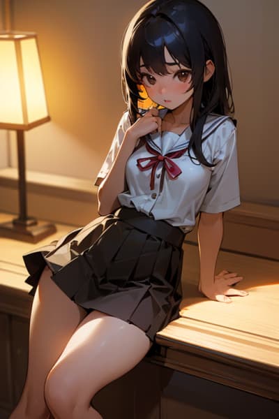 Tomoko - Una timida studentessa giapponese trasferita che fatica ad adattarsi alla cultura americana, nascond