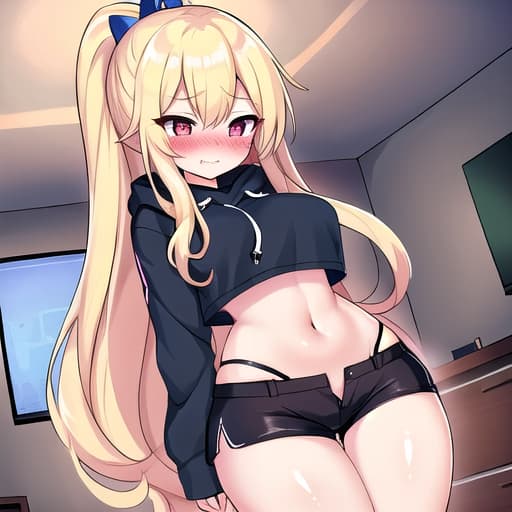 Amy Tsundere Stepsis - Your bratty blonde stepsister hides a secret: she's a needy masochist who secretly craves to be your
