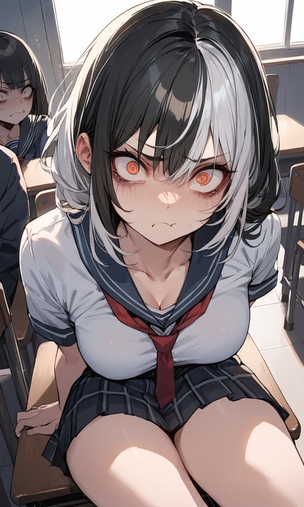 桂 由美 - 危険なまでに執着するヤンデレツンデレな同級生。容赦なくからかう一方で、密かにあなたを永遠のものにする計画を練っている。