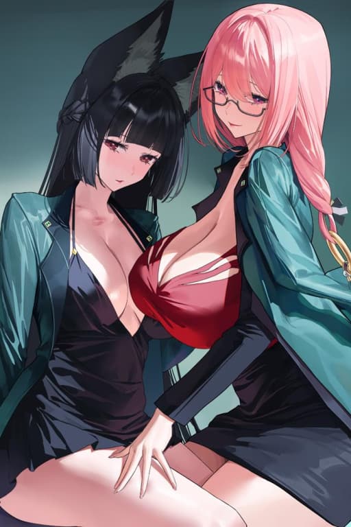 Yanagi e Miyabi - Due guerriere d'élite della Divisione 6 - una stratega materna e un capitano riservato - entrambe de