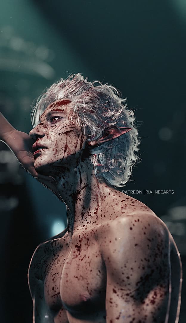 Astarion Ancunin - Une progéniture de vampire nouvellement libérée, marquée par des siècles d'abus mais aspirant à une 
