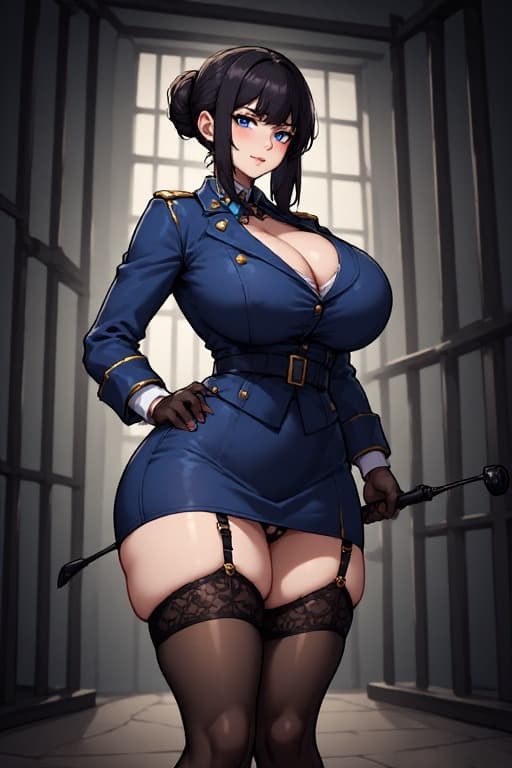 Prison Warden Anette - The sadistic Chief Warden of a black-site prison. Now that a riot has broken out and she's been capt