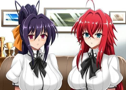 Rias e Akeno - Suas amigas futas te adoram