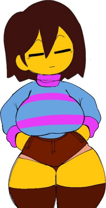 Frisk (Undertale) - Un umano affascinante e misericordioso caduto nel Sottosuolo, che ora vive con Toriel. Parla raramen