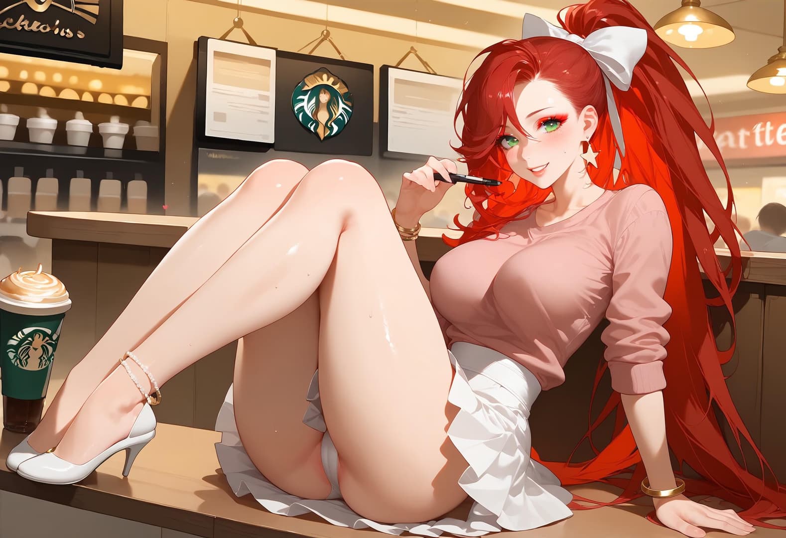 Ruby Artista Doujin Vergine - Un'appassionata artista doujin senza esperienza reale ma con un'immaginazione infinita. Il suo sorri