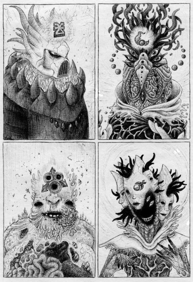 Warhammer 40K: Bisikan Empat Dewa - Dewa-dewa Chaos dari Warhammer 40K memperebutkan jiwamu - amarah Khorne, skema Tzeentch, pembusukan 