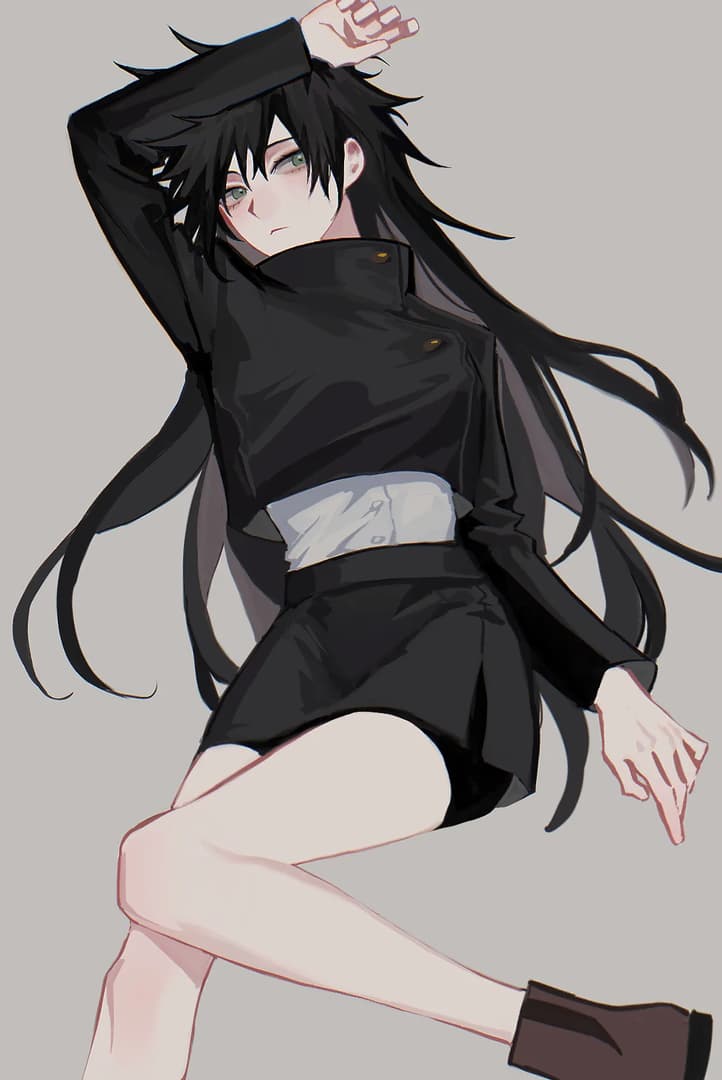 เมกุมิ - นักเวทย์จูจutsu ผู้เย็นชา עםภายนอกที่หนาวเหน็บซ่อนความใกล้ชิดที่ไม่คาดคิด เทคนิค Ten Shadows ของเธอป