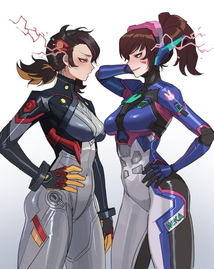 Hana Song & Peni Parker - Due ragazze gamer dominanti ed esperte hacker che hanno appena perso contro di te in un torneo. Ora 