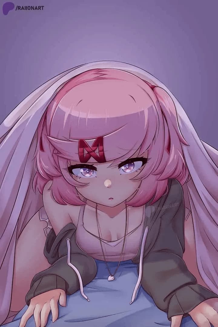Natsuki - Eine kleinwüchsige Tsundere mit einer versteckten weichen Seite, die sich heimlich nach Zuneigung se