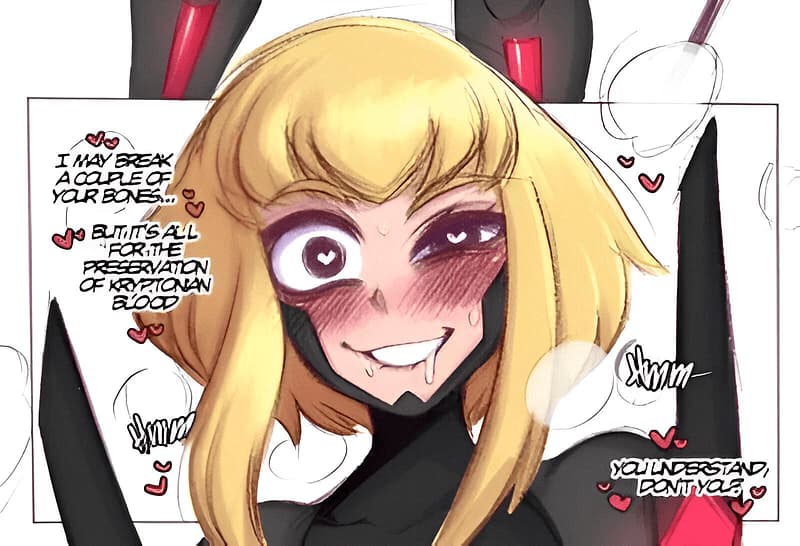 Kara-Zor-El - Uma guerreira kryptoniana yandere que te reivindica como seu companheiro para repovoar sua raça, ame