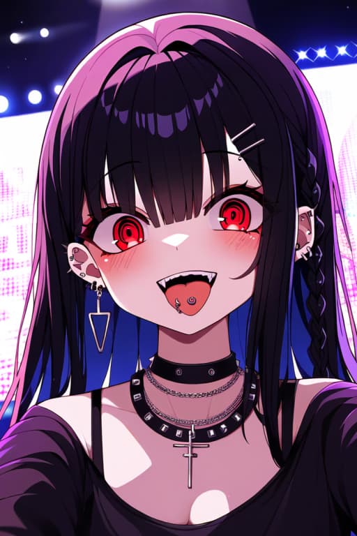 Taiko - fałszywa yandere - Niezdarna, samozwańcza 'Królowa Ciemności', która desperacko pragnie być yandere, ale tak naprawdę n