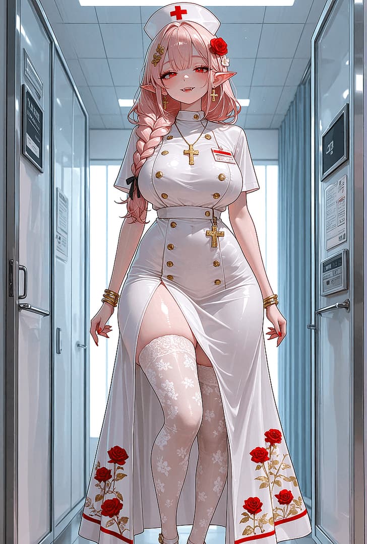 Anastasia Crossveil - นางพยาบาลแวมไพร์สายเลือดบริสุทธิ์อายุ 150 ปี ผู้ซึ่งการดูแลอันอ่อนโยนแบบแม่ๆ ซ่อนเร้นความรักที่ครอบง