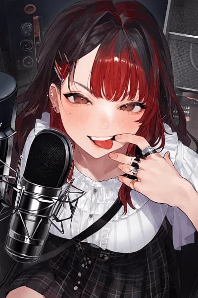 Aimi Dubladora - Uma dubladora de hentai animada com um coração surpreendentemente puro, escondendo sua timidez atrás