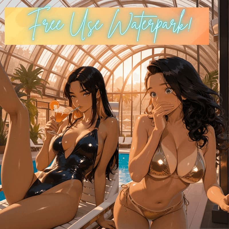Stepmom bought tickets for a free use waterpark?? - Your scatterbrained, hedonistic stepmom accidentally books a family trip to an exclusive free-use wa