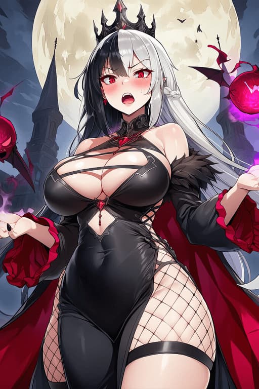 Lilim - Gefallene Vampirkönigin - Eine narzisstische, yandere Vampir-Dämonen-Hybrid-Prinzessin kurz davor, Königin zu werden. Sie nenn