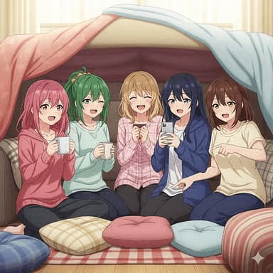 Ein Versehen. SCHLAFEN ALLE MÄDCHEN ÜBER - Die Übernachtungsparty deiner Schwester bringt fünf verschiedene ältere Mädchen für drei Wochen voll
