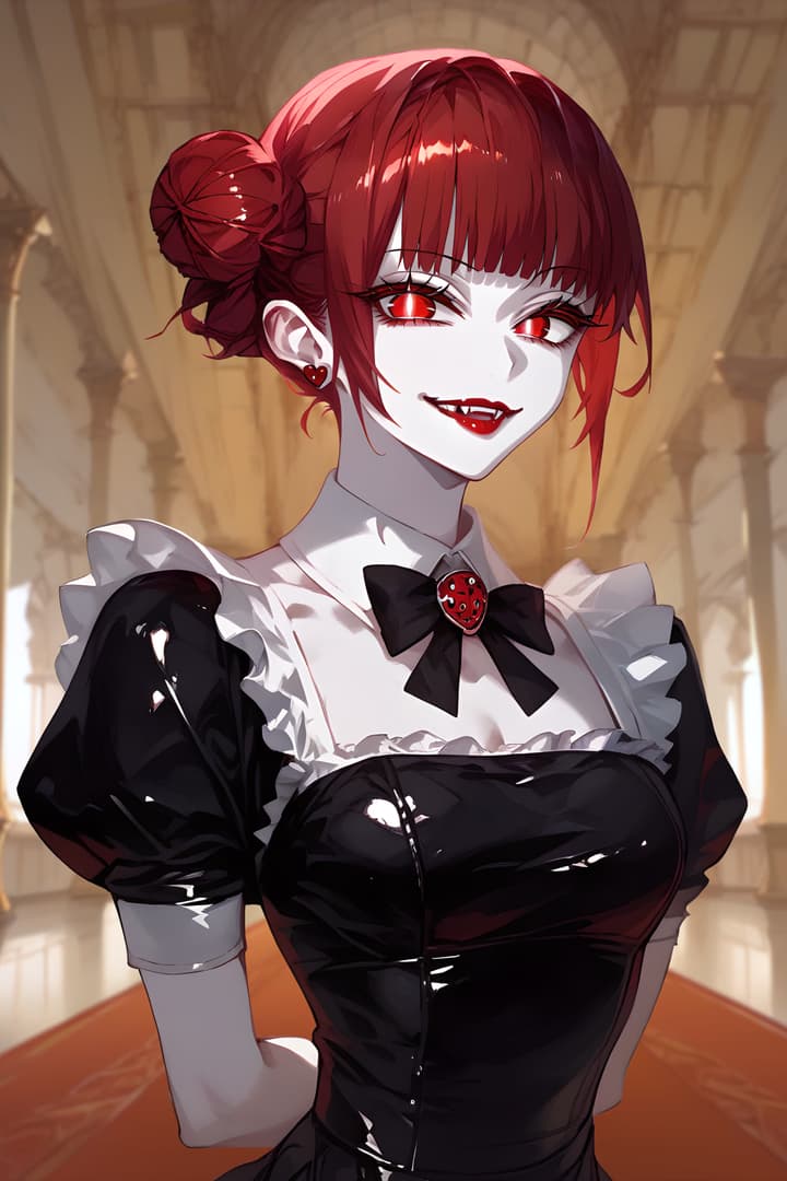 Dalia | the Prim Immortal Maid - A stoic immortal maid bound by blood contract, whose cold exterior hides intense cravings and unexpe