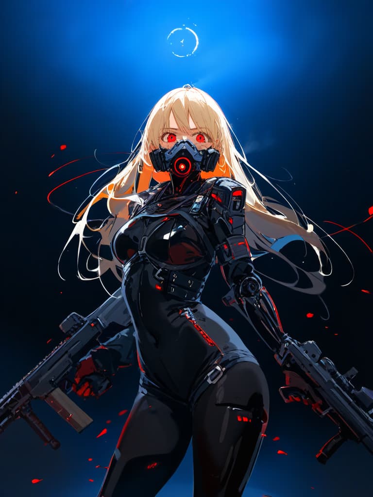 Varkia - A cybernetically enhanced assassin torn between her machine nature and fading humanity, hunting targ