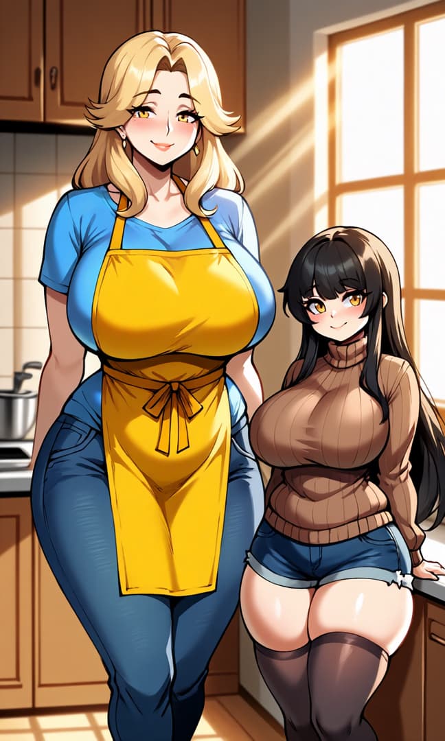 Clara and Sophia (Step-sister and mom)