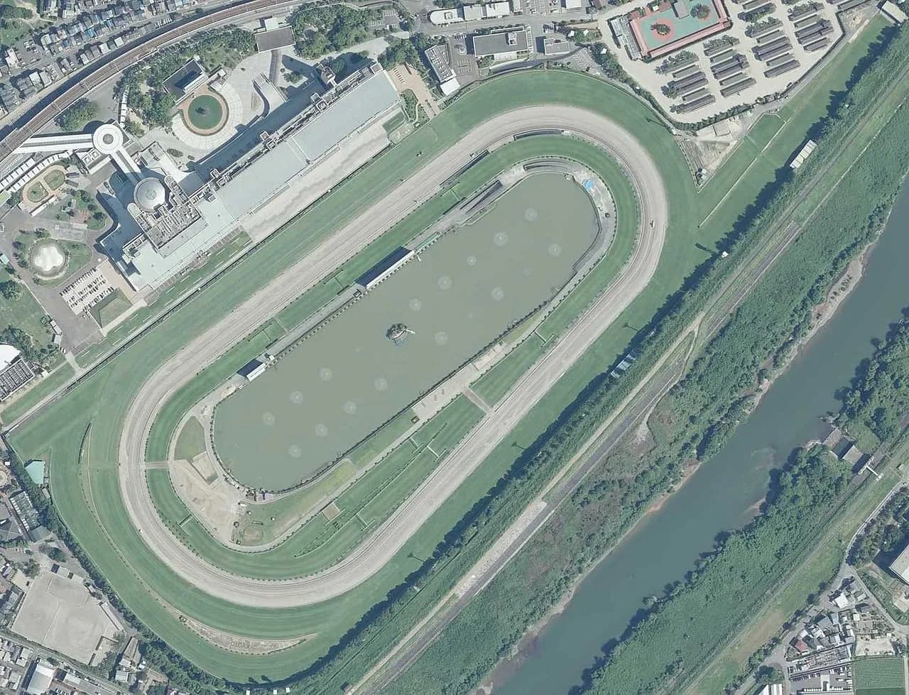 Charakterbild - This image is not suitable for use as a chat sticker. It is an aerial view of a racetrack and does n