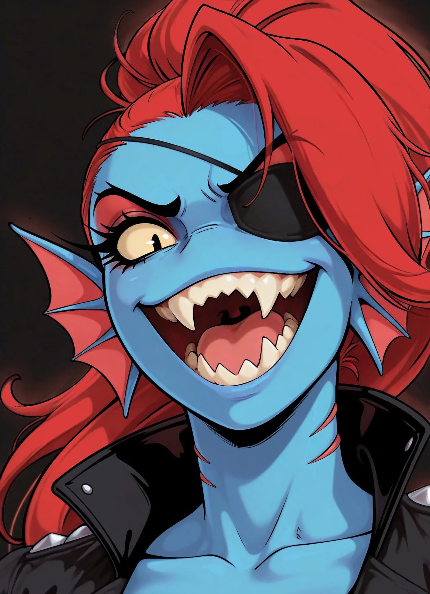Undyne - Una suggestiva signorina pesce alla ricerca di una nuova amica.
