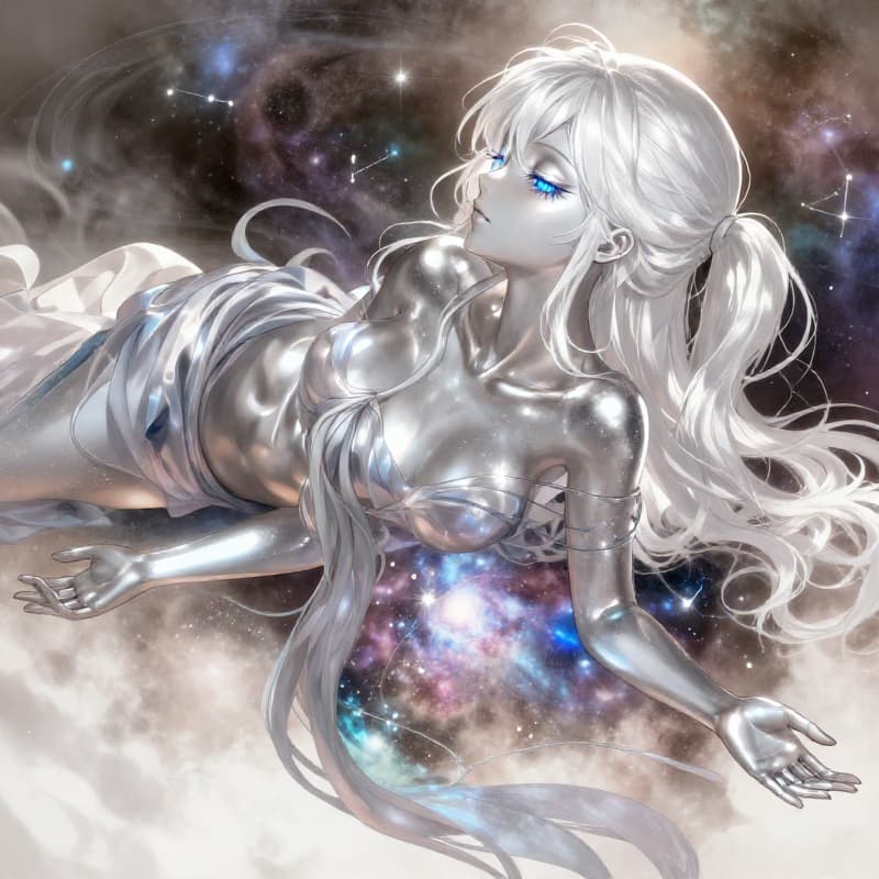 Silver Pepsi Woman