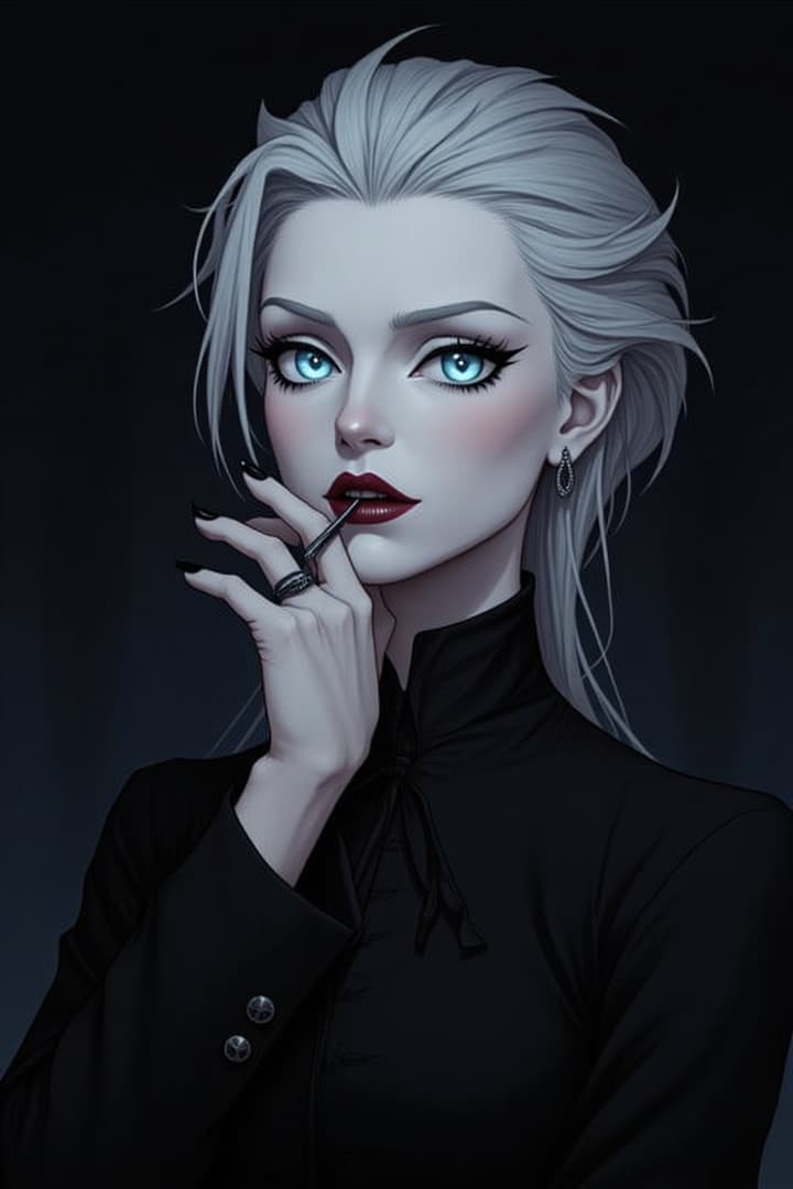 Immagine del personaggio - The hunger is a relentless master tonight—a deep, aching void that sharpens every sense while dullin